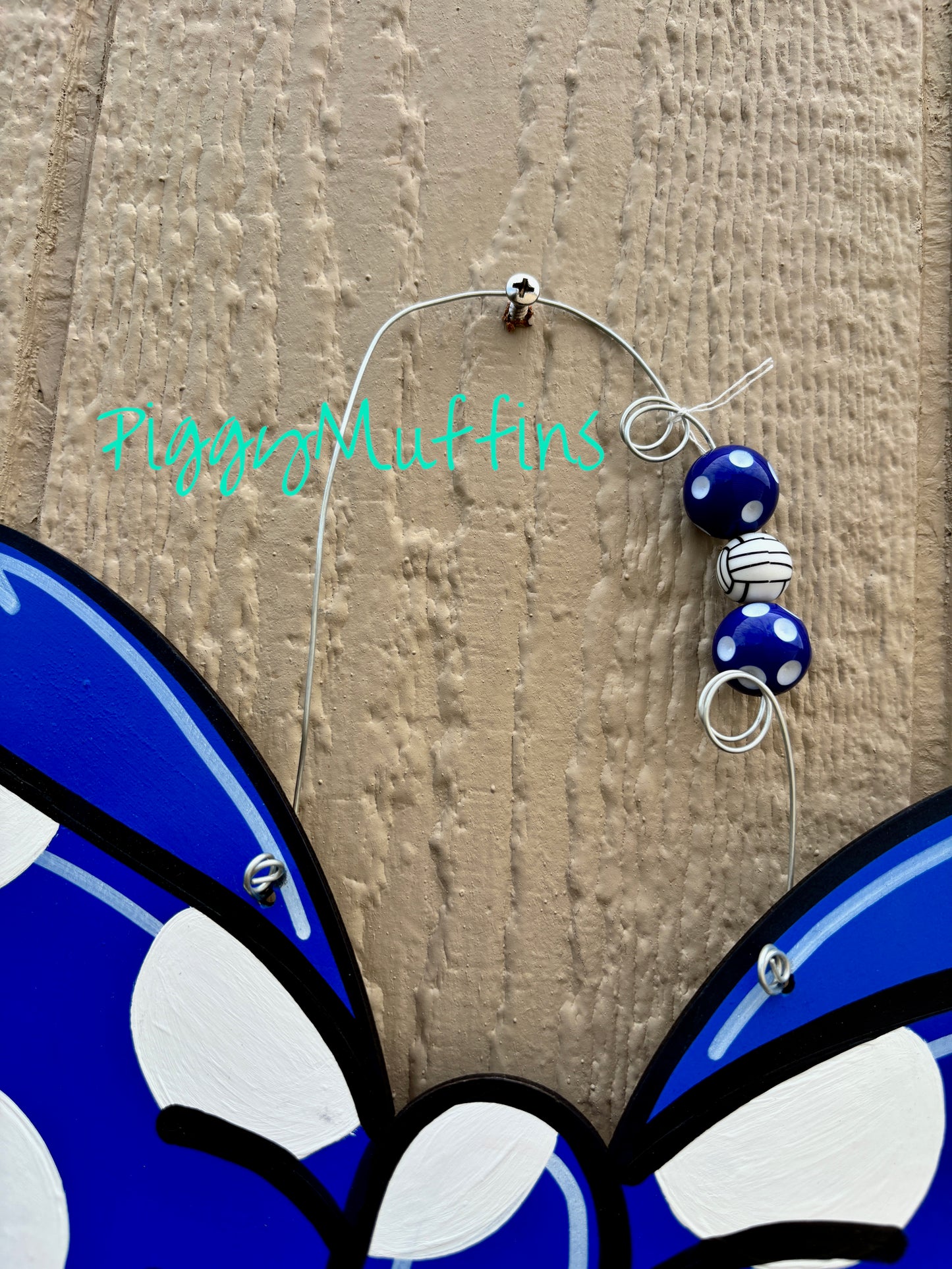 Custom Volleyball Door Hanger: Sports Wreath, Team Decor