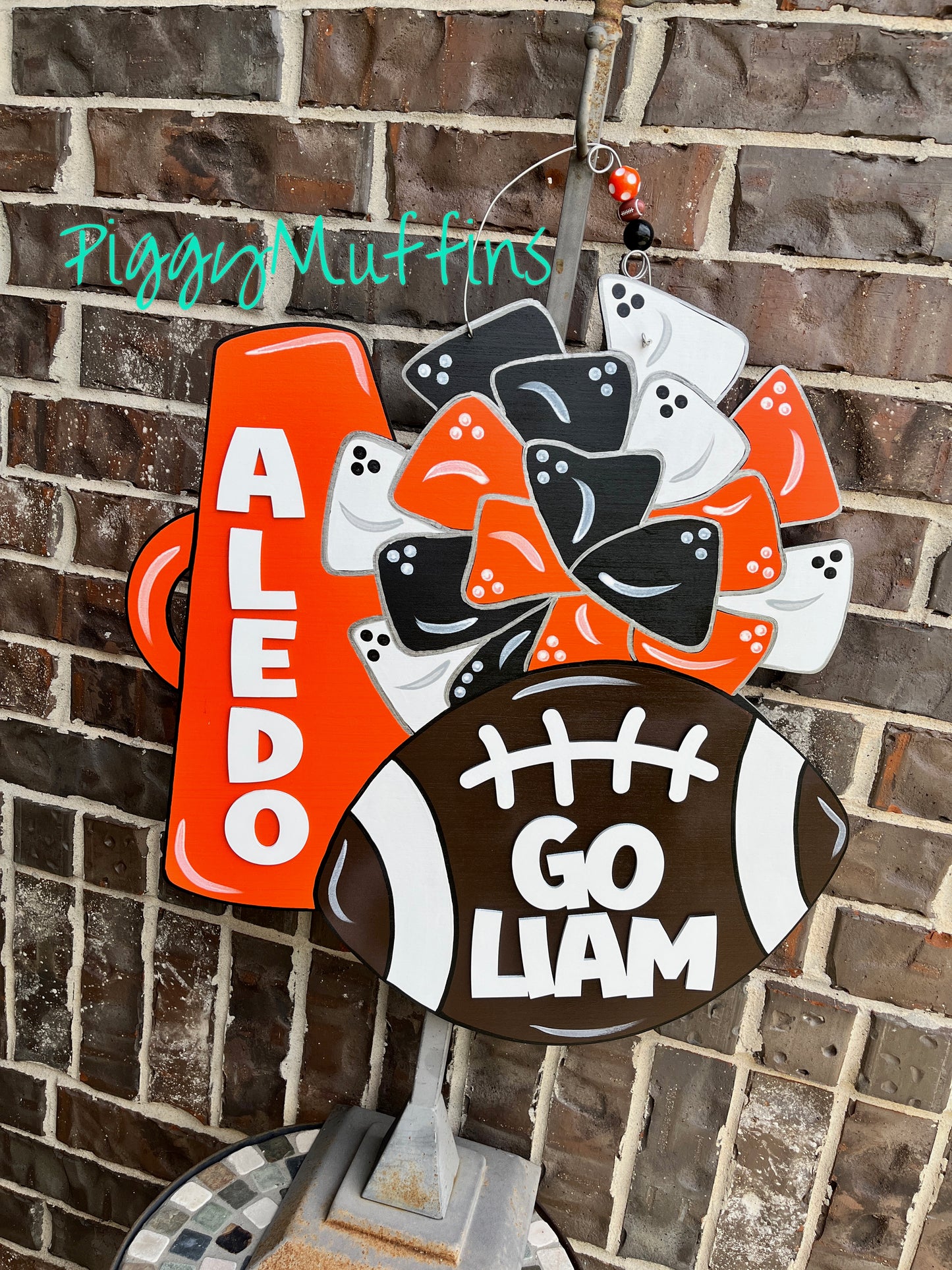 Football Door Hanger | School Spirit | FOOTBALL Decor | Cheerleader Door Hanger | Football Wreath | Friday Night Lights | Cheerleader Decor