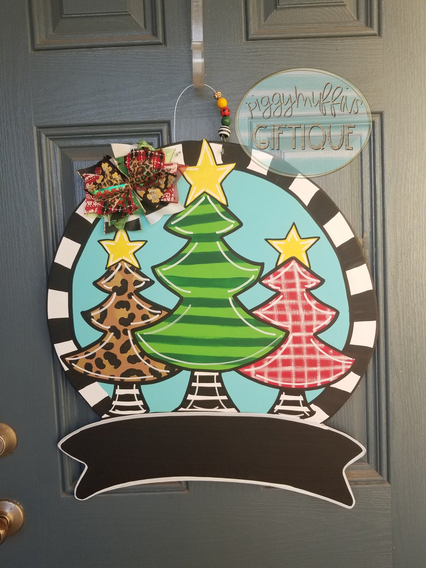 Christmas Door Hanger | Personalized Christmas Tree door hanger | Christmas Tree door hanger | Merry Christmas | Christmas Door Decoration