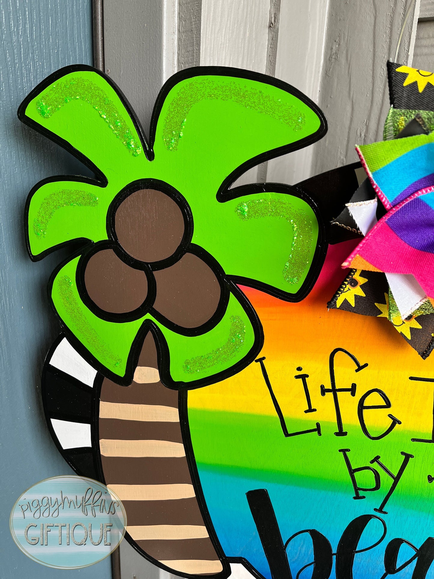 Summer Door Hanger - Life is Better by the Beach Door Hanger - Beach Theme Door Hanger