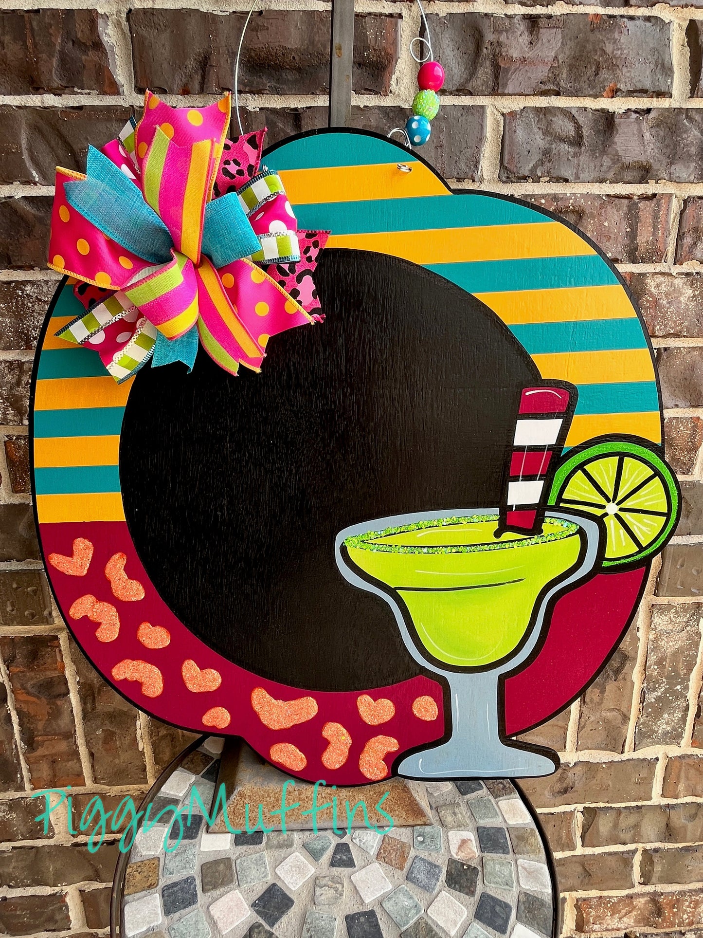 Margarita Door Hanger - Cocktail Door Hanger - Summer Door Hanger - Door Hanger - Cocktail Patio Sign
