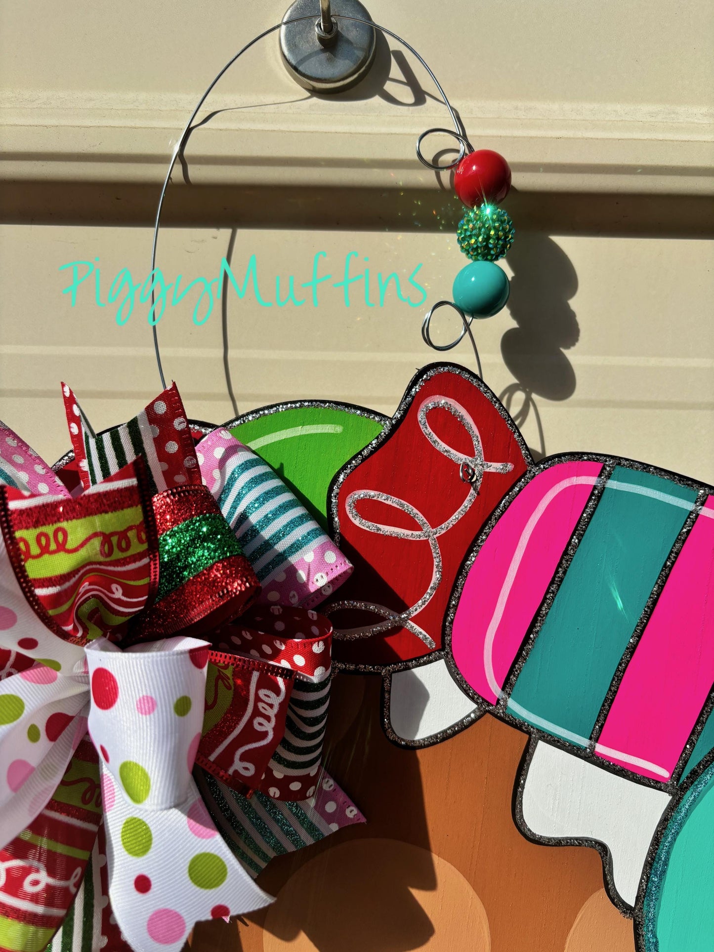 Christmas Door Hanger | Winter Door Hanger | Winter Wreath | Christmas Wreath | Christmas Candy Decoration | Gingerbread Candy Door Hanger