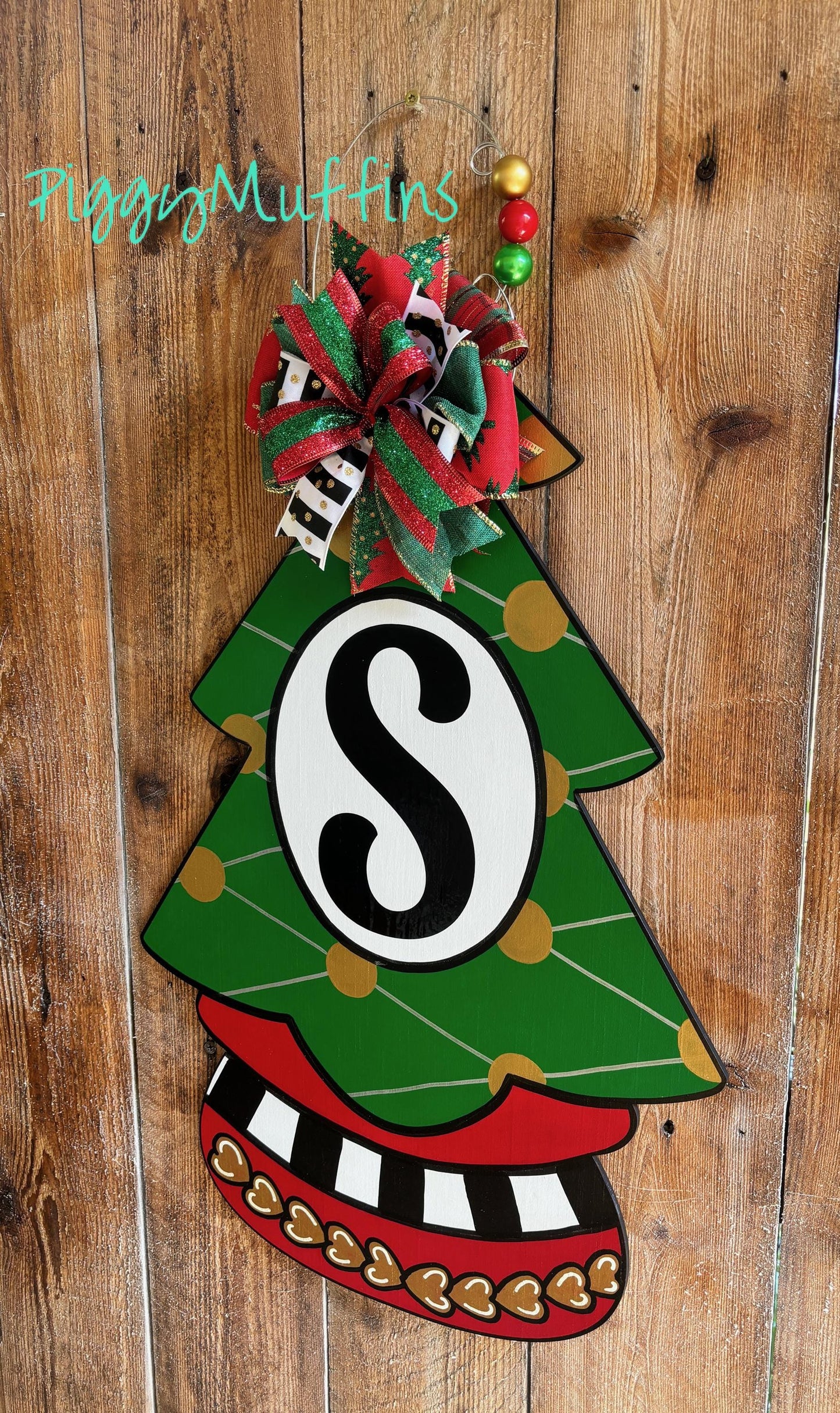 Christmas Door Hanger | Personalized Christmas Tree door hanger | Christmas Tree Door Wreath| Merry Christmas | Christmas Door Decoration