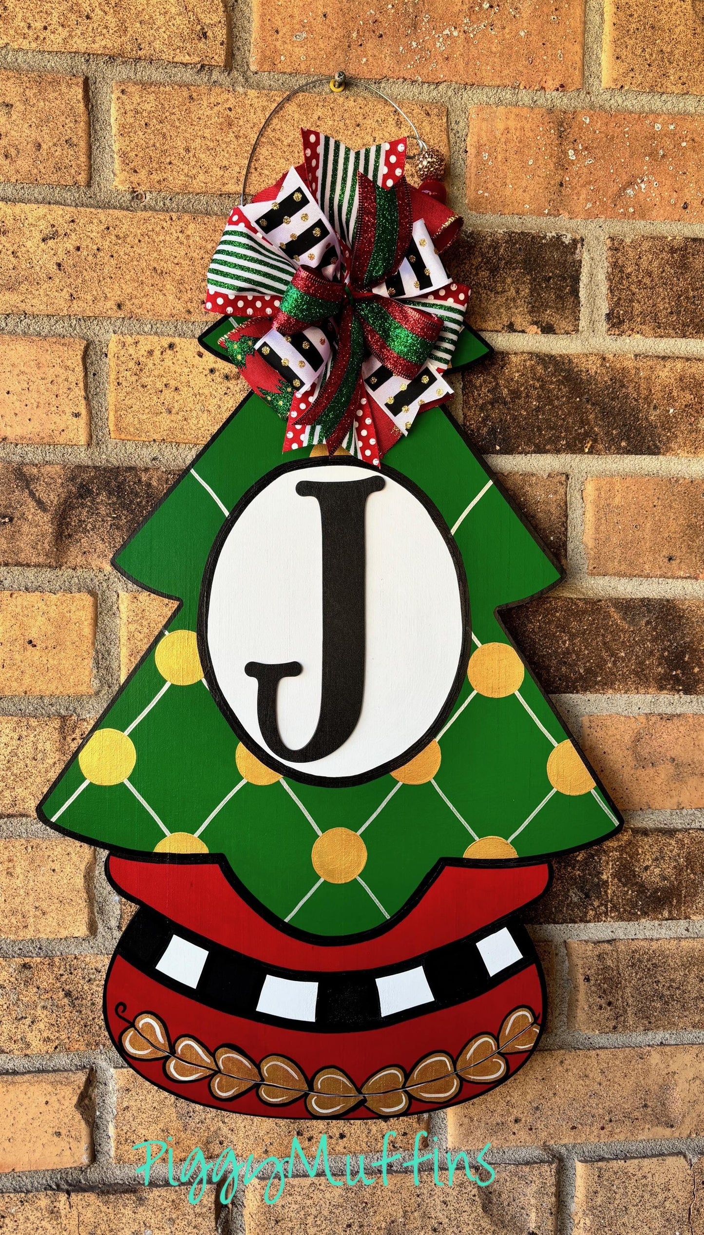 Christmas Door Hanger | Personalized Christmas Tree door hanger | Christmas Tree Door Wreath| Merry Christmas | Christmas Door Decoration