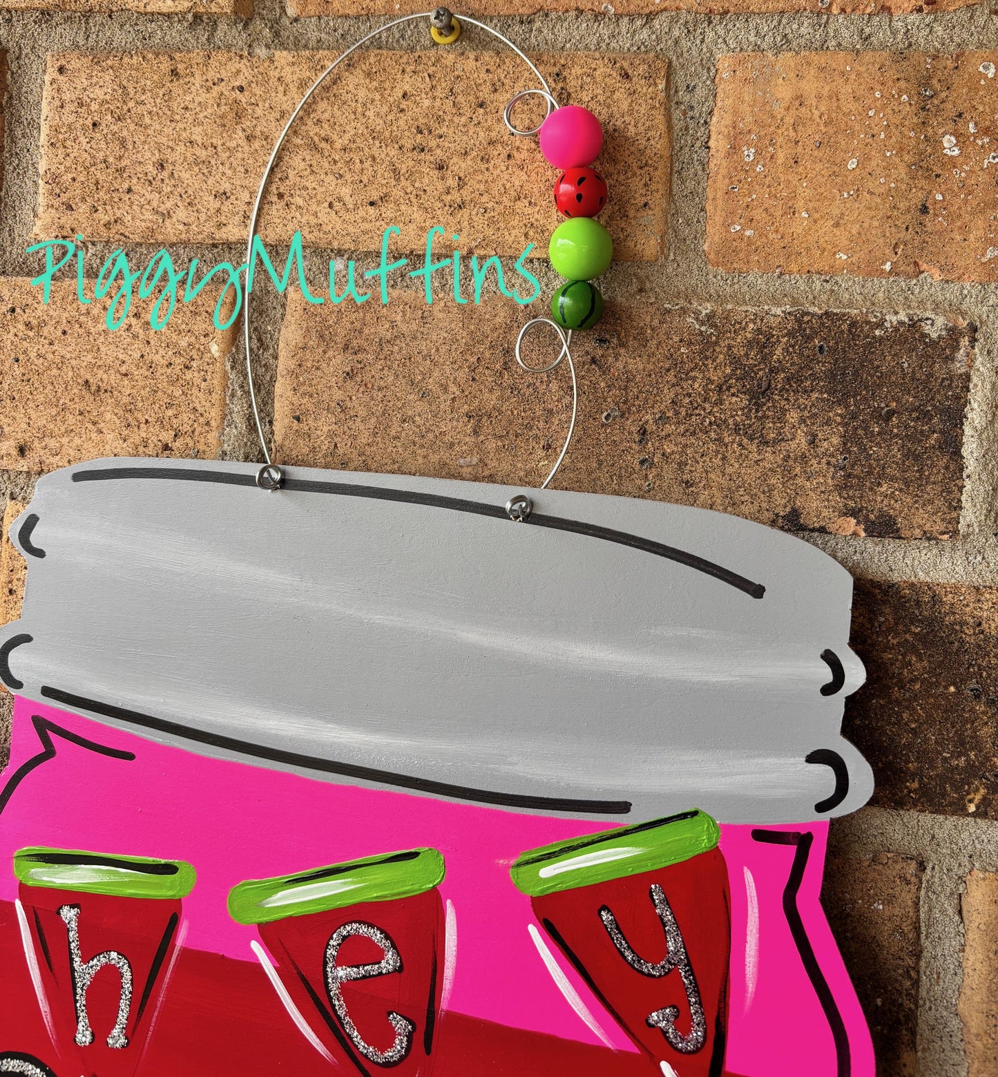 Watermelon Door Hanger: Summer Front Door Decor