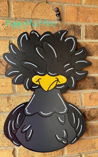 Chicken Door Hanger | Welcome to Our Coop Door Hanger| Chicken Wreath | All Occasion Door Hanger|  PiggyMuffins |