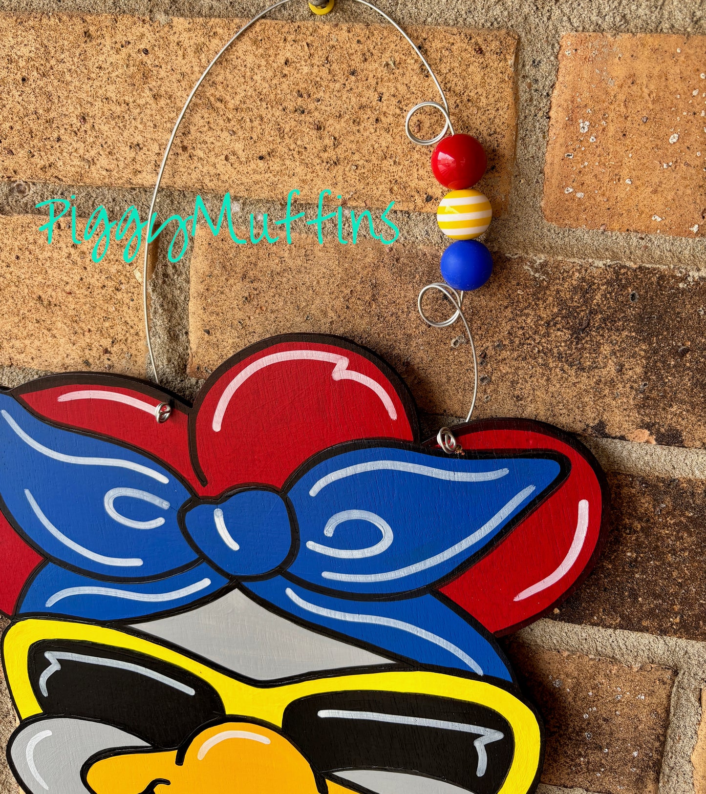 Handmade Chicken Door Hanger: Welcome Coop Decor