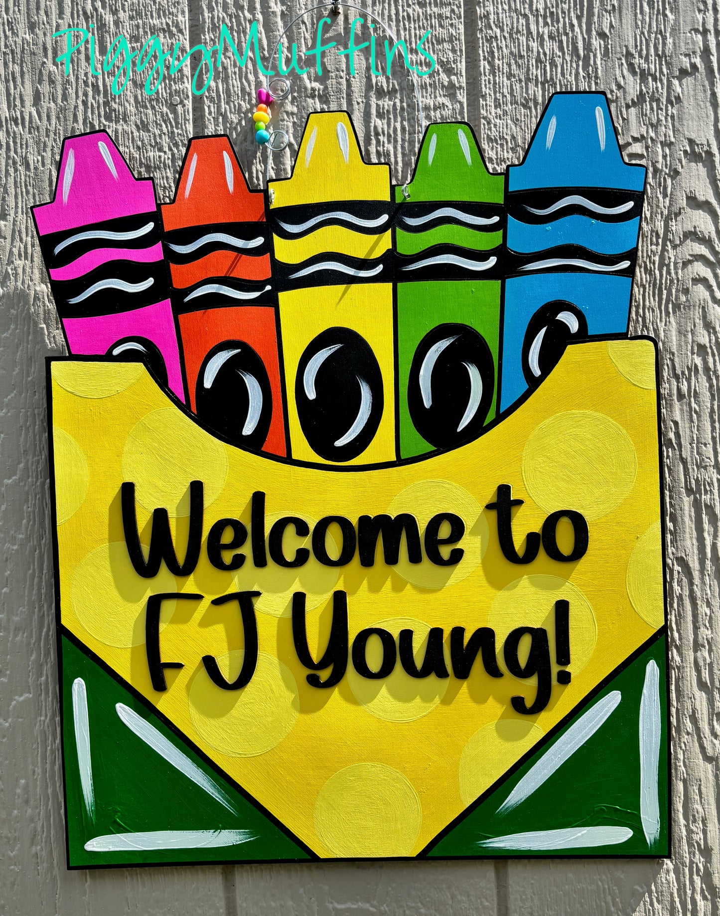 Crayon Box Teacher Door Hanger: Classroom Decor