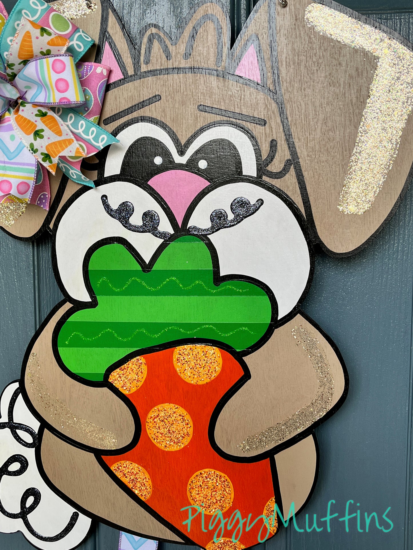 Bunny door hanger | Easter Bunny Door Hanger | Spring Door Hanger | Easter Door Hanger | Door Hanger