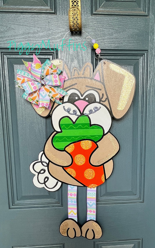 Bunny door hanger | Easter Bunny Door Hanger | Spring Door Hanger | Easter Door Hanger | Door Hanger