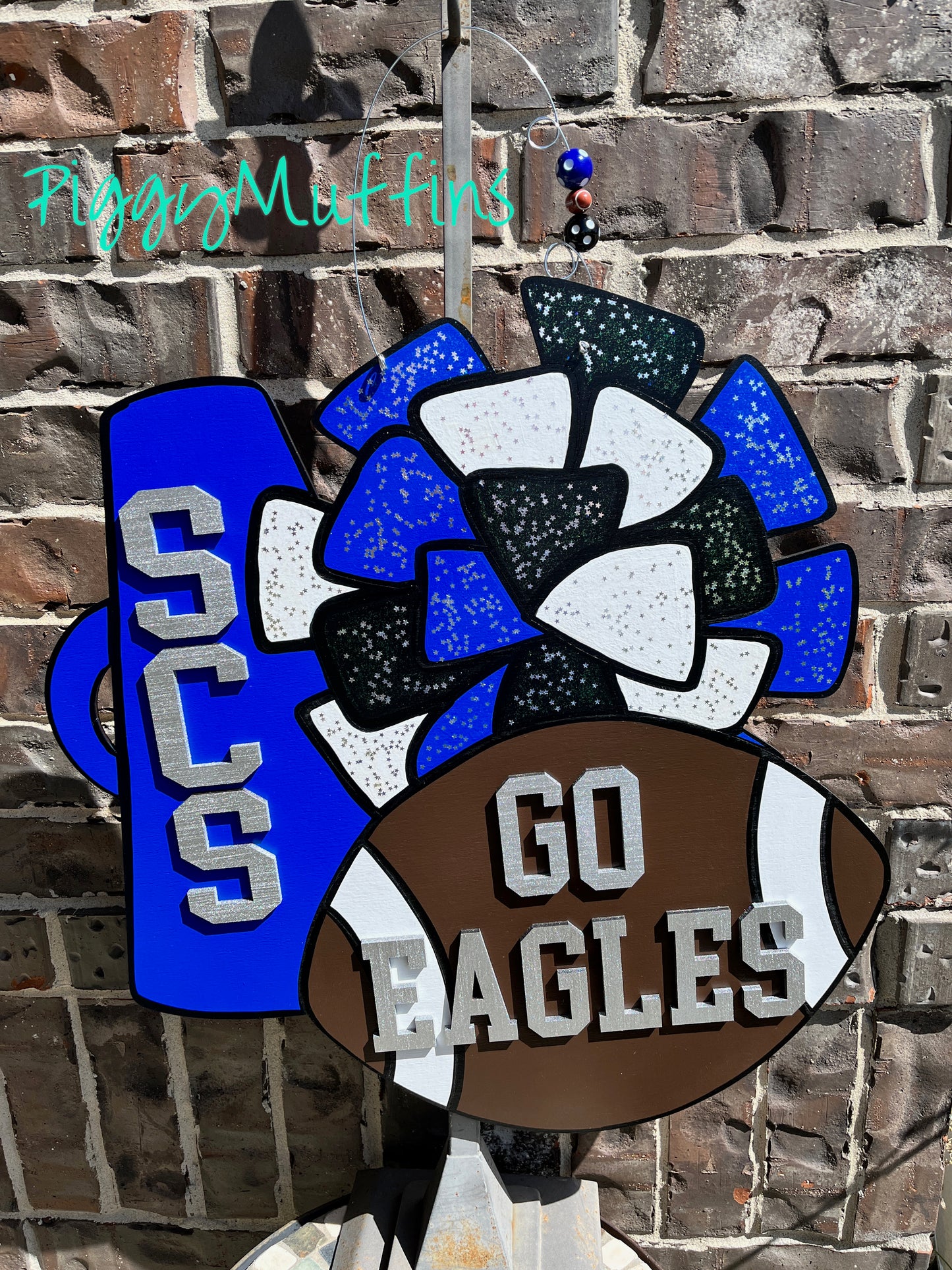 Football Door Hanger | School Spirit | FOOTBALL Decor | Cheerleader Door Hanger | Football Wreath | Friday Night Lights | Cheerleader Decor