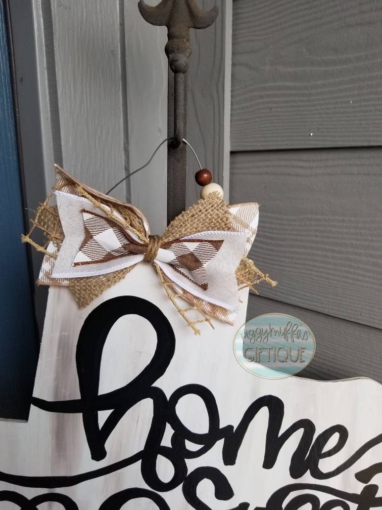Home Sweet Home Texas welcome door hanger | Texas Door Hanger | Door Hanger | All Occasion Door Hanger | State Door Hanger