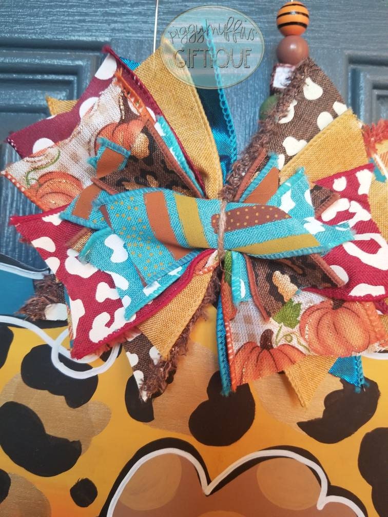 Fall Door Hanger |  Thanksgiving Turkey Door | Turkey Door Hanger | Thanksgiving Door Hanger | Thanksgiving Wreath