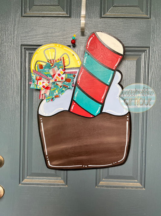 Sweet Tea Door Hanger | Summer Drink Door Hanger | Summer Door Hanger | Door Hanger
