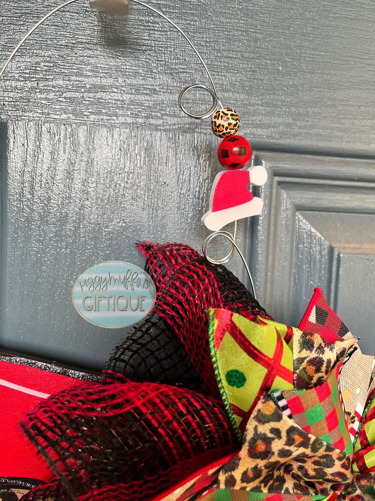 Christmas Door Hanger | Santa Clause Merry Christmas Door Hanger | Santa Door Hanger | Merry Christmas | ChristmasWreath | Santa Wreath