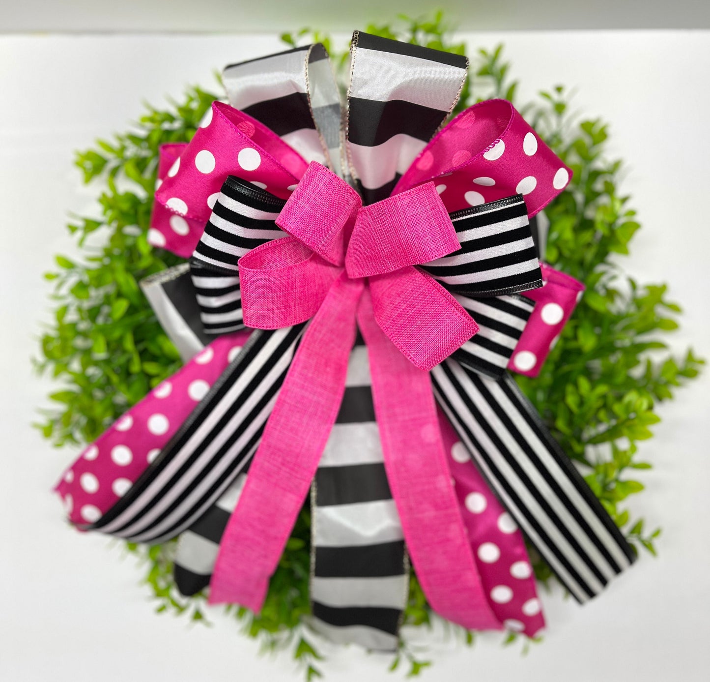Spring Wreath Bow, Easter Wreath Bow, Spring Lantern Bow, Easter Basket Bow, Spring Bow for Wreath, Spring Door Hanger Bow, Spring Porch Bow
