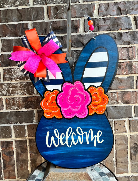 Bunny door hanger | Easter Bunny Door Hanger | Spring Door Hanger | Easter Door Hanger | Door Hanger