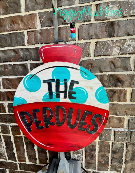 Lake House Door Hanger | Fishing Door Hanger | Lake house Wreath | Fishing Wreath | Fish Door Decoration | Fish Door Hanger | PiggyMuffins