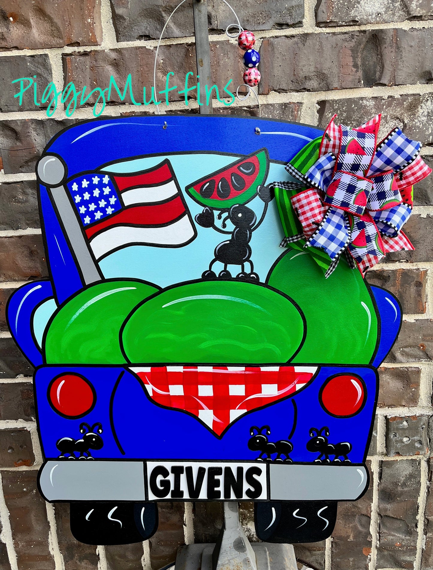 Summer Door Hanger | Watermelon Truck Door Hanger - Summer Truck Door Hanger | Door Hanger