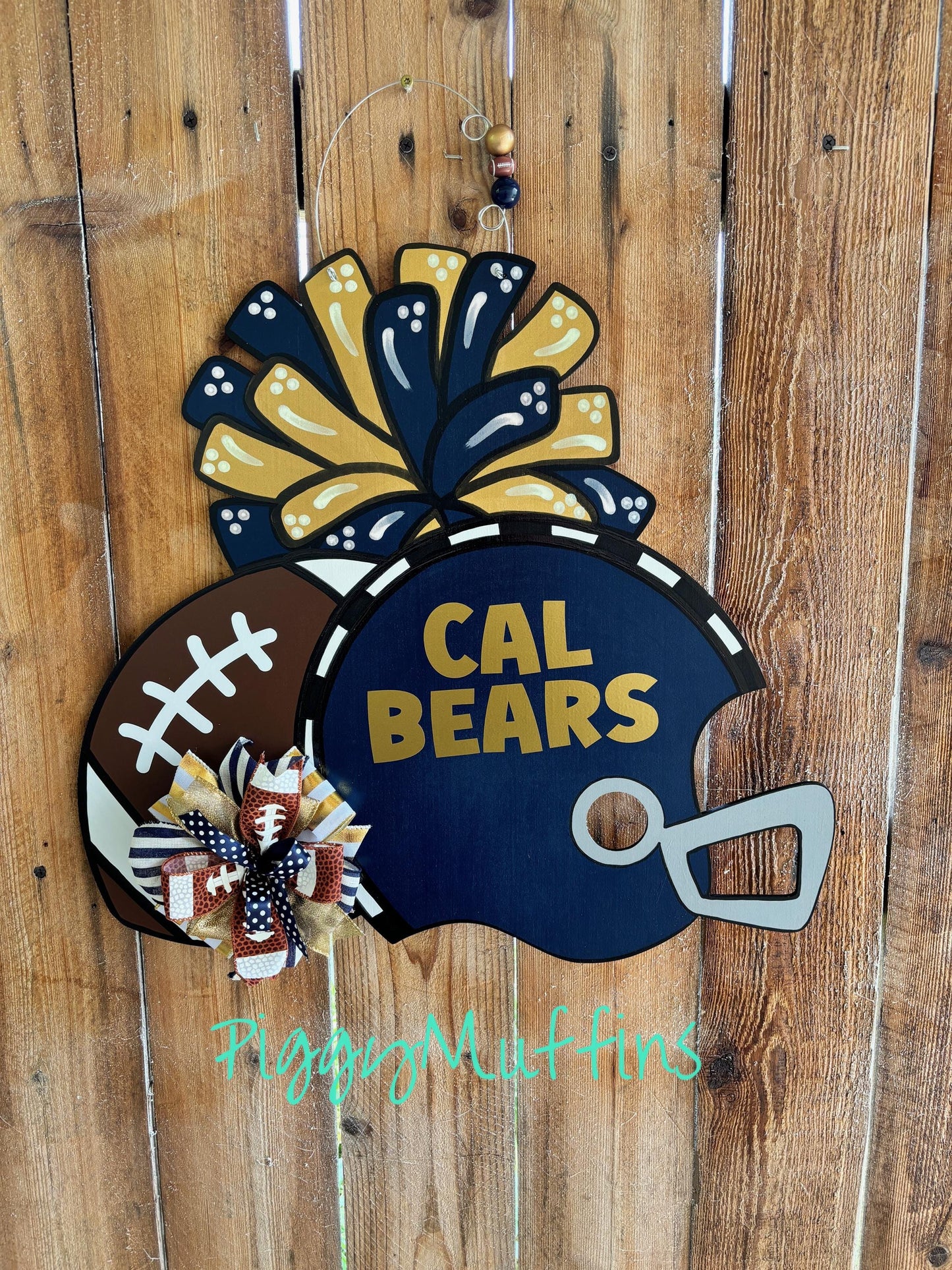 Football Team Door Hanger:  School Sprit Decor