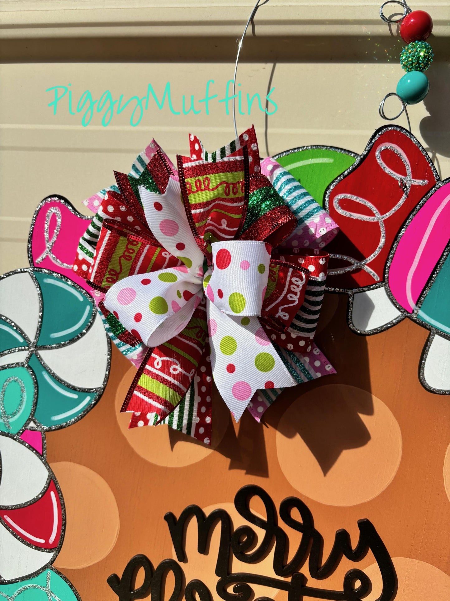 Christmas Door Hanger | Winter Door Hanger | Winter Wreath | Christmas Wreath | Christmas Candy Decoration | Gingerbread Candy Door Hanger