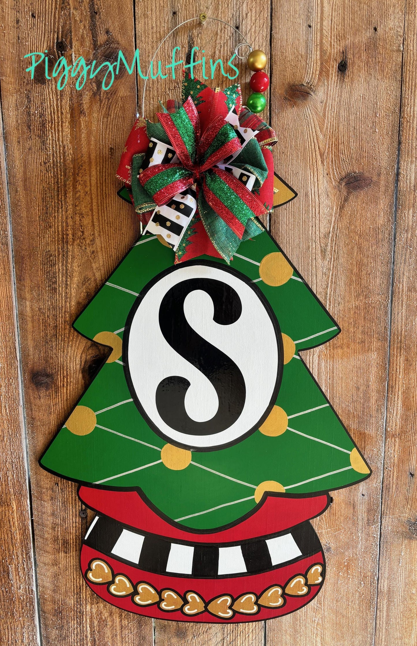 Christmas Door Hanger | Personalized Christmas Tree door hanger | Christmas Tree Door Wreath| Merry Christmas | Christmas Door Decoration