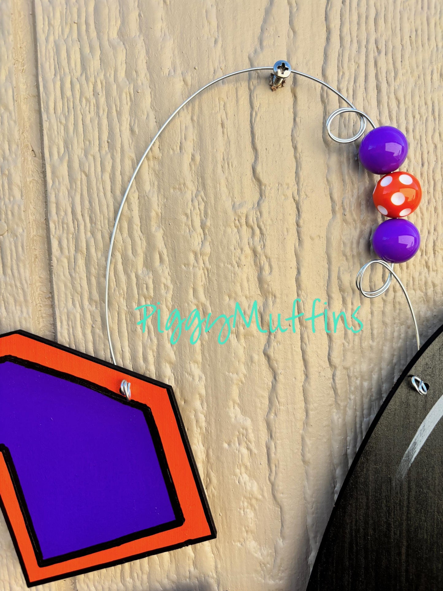 CUSTOMIZABLE Hockey Door Hanger - Hockey Door Hanger - Sports Door Hanger - PiggyMuffins -Hockey Wreath - Braves Door Hanger - Braves Wreath