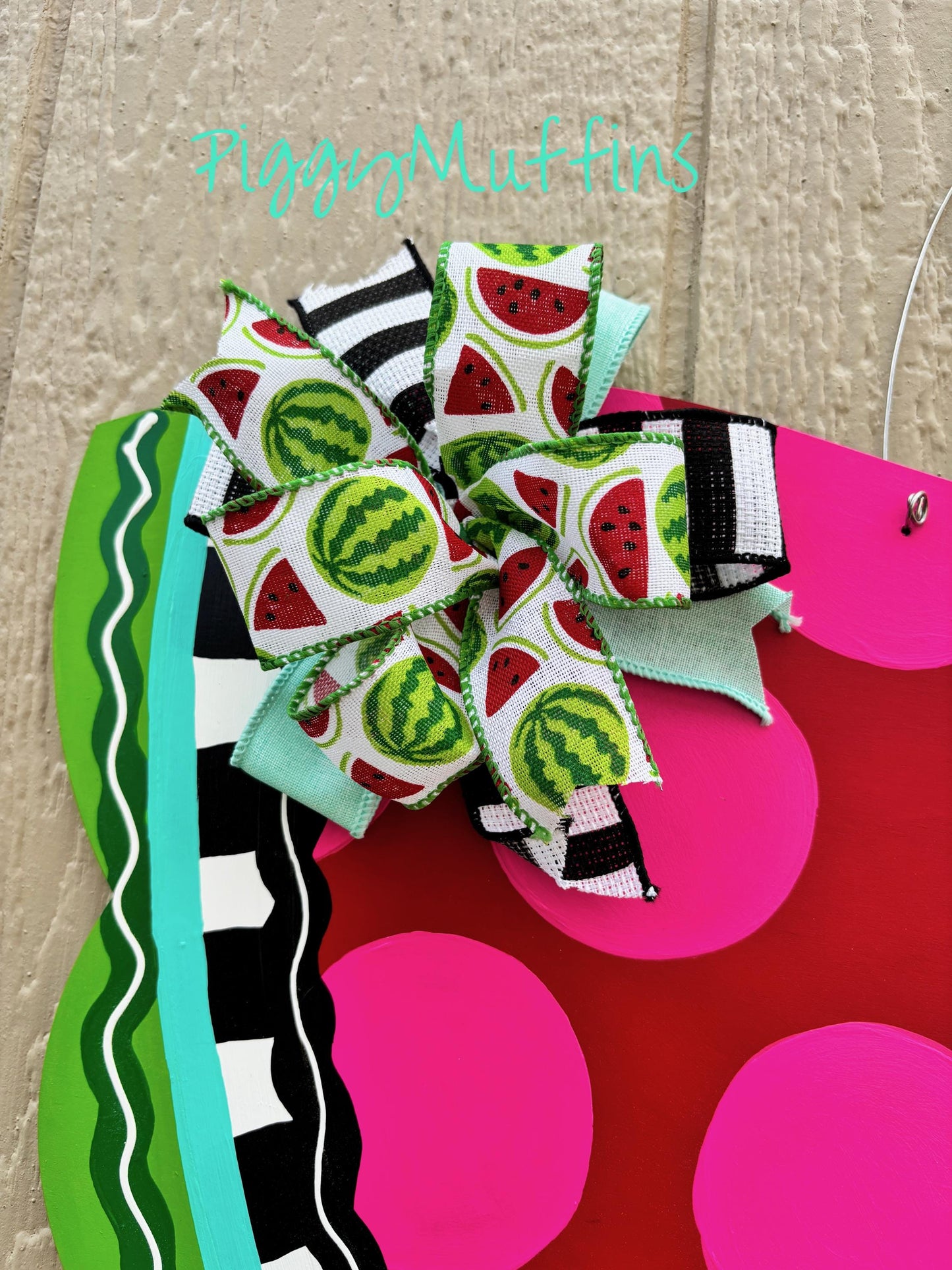 Watermelon Door Hanger: Whimsical Summer Sign